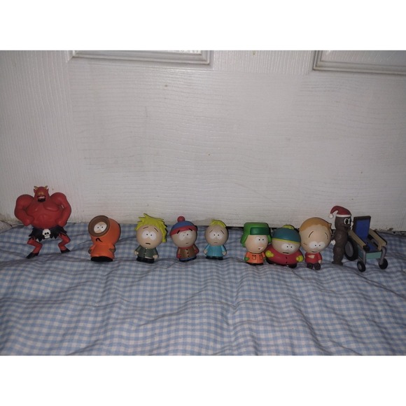South Park Figurines Set of Ten 2004 Comedy Central